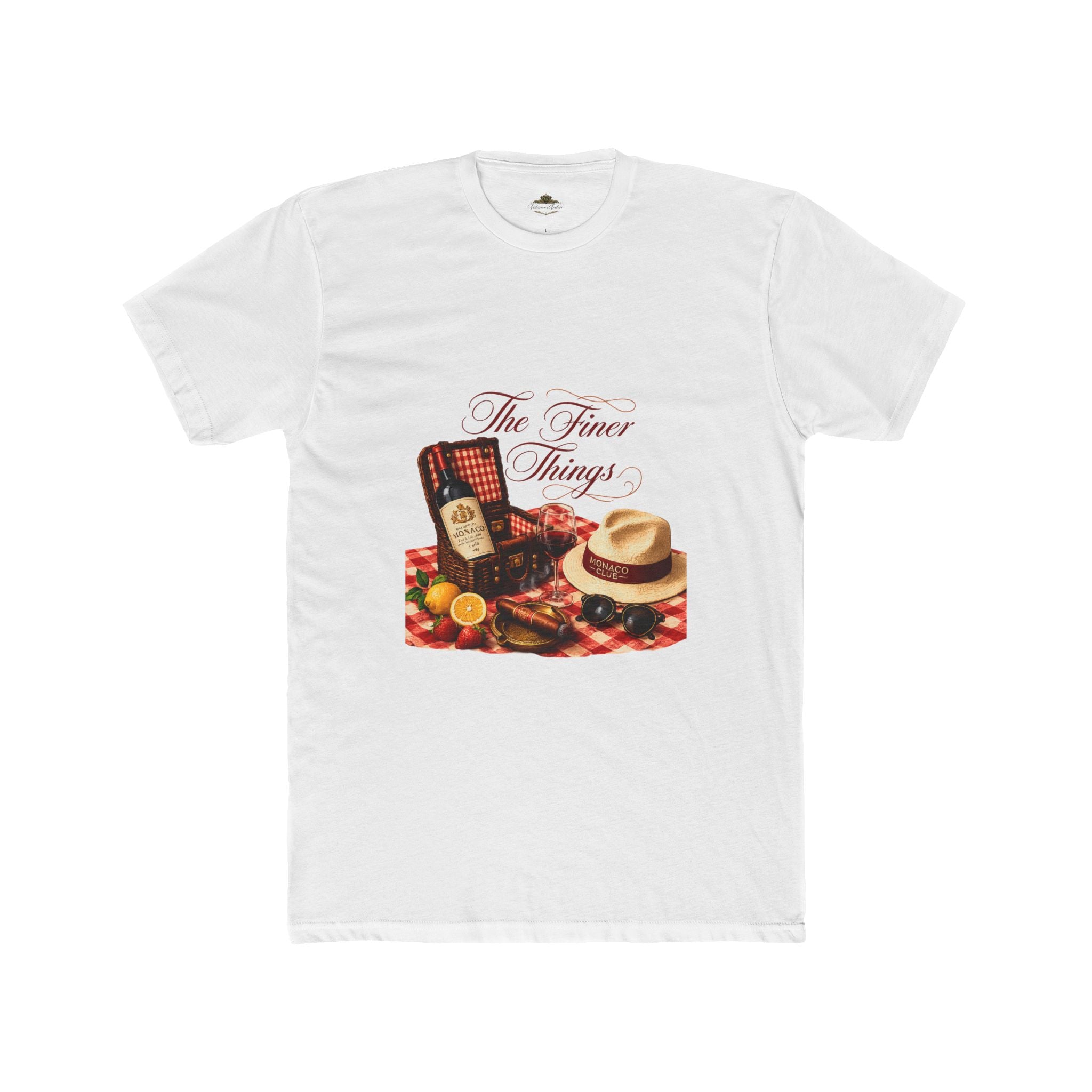 valanor arden Vintage Picnic Tee — "The Finer Things" Graphic T-Shirt