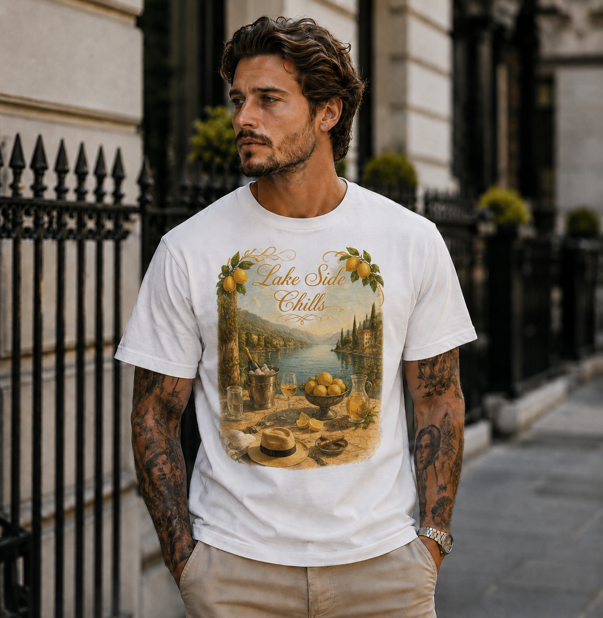 valanor arden Lake Side Chill Tee — Vintage Lakeside Vacation T-Shirt