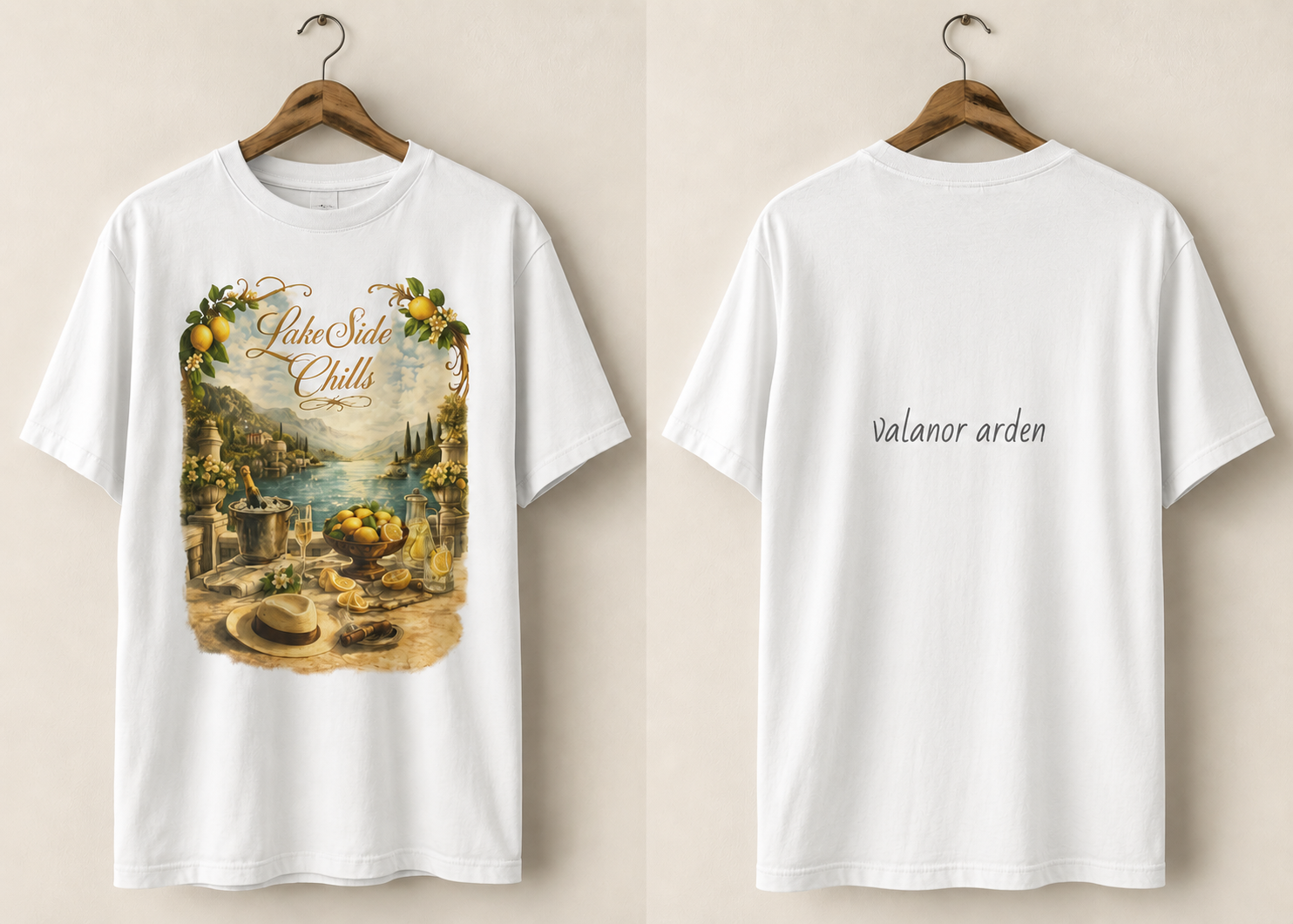 valanor arden Lake Side Chill Tee — Vintage Lakeside Vacation T-Shirt