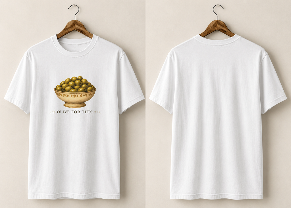 valanor arden Olive For This Tee — Vintage Bowl of Olives Graphic T-Shirt