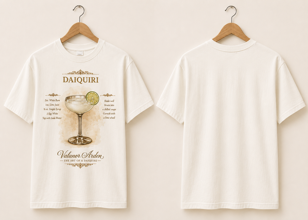 Valanor Arden – The Art of a Daiquiri | Luxury Cocktail Graphic T-Shirt