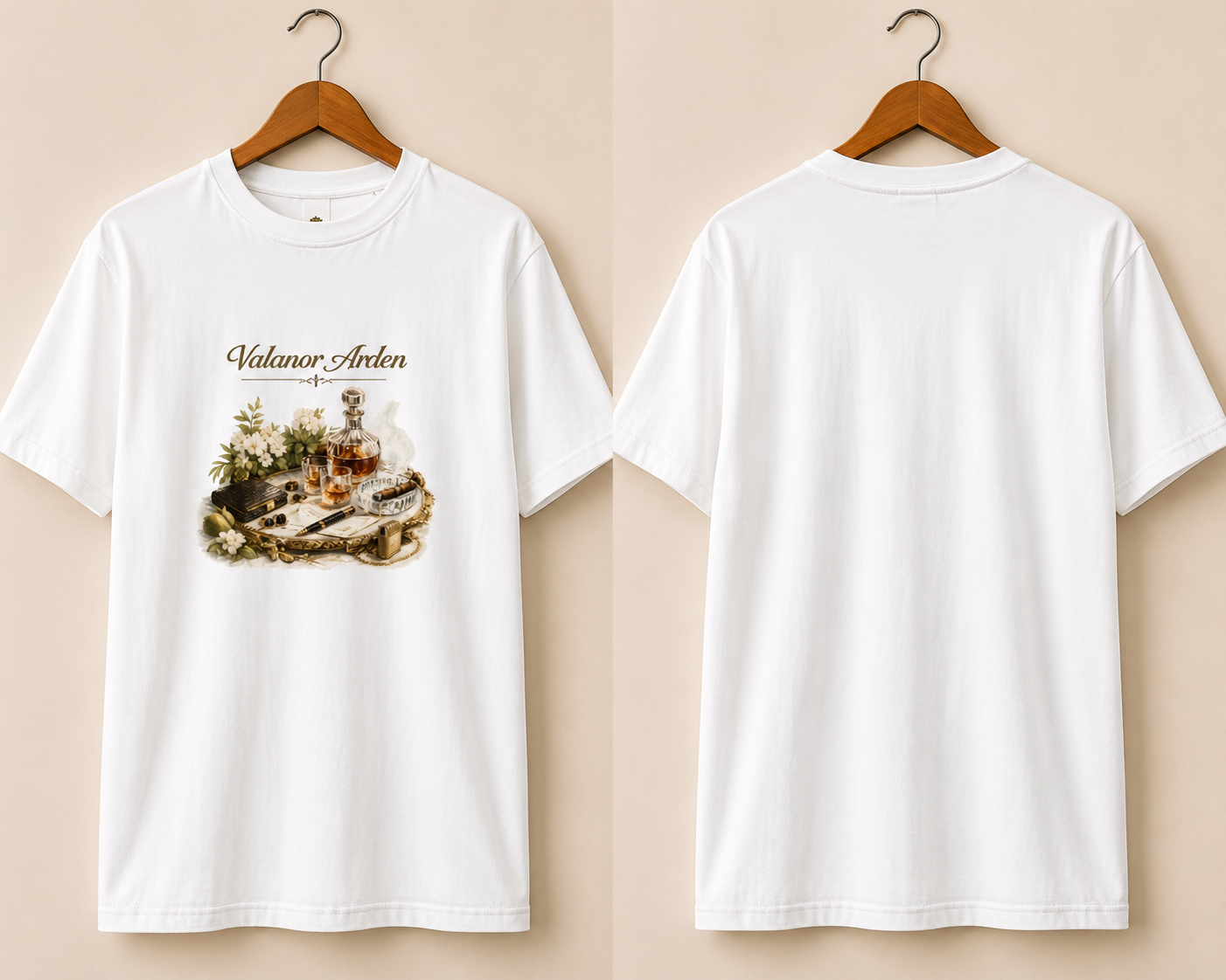Valanor Arden – The Gentleman's Table | Luxury Lifestyle Graphic T-Shirt