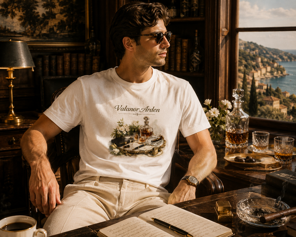 Valanor Arden – The Gentleman's Table | Luxury Lifestyle Graphic T-Shirt