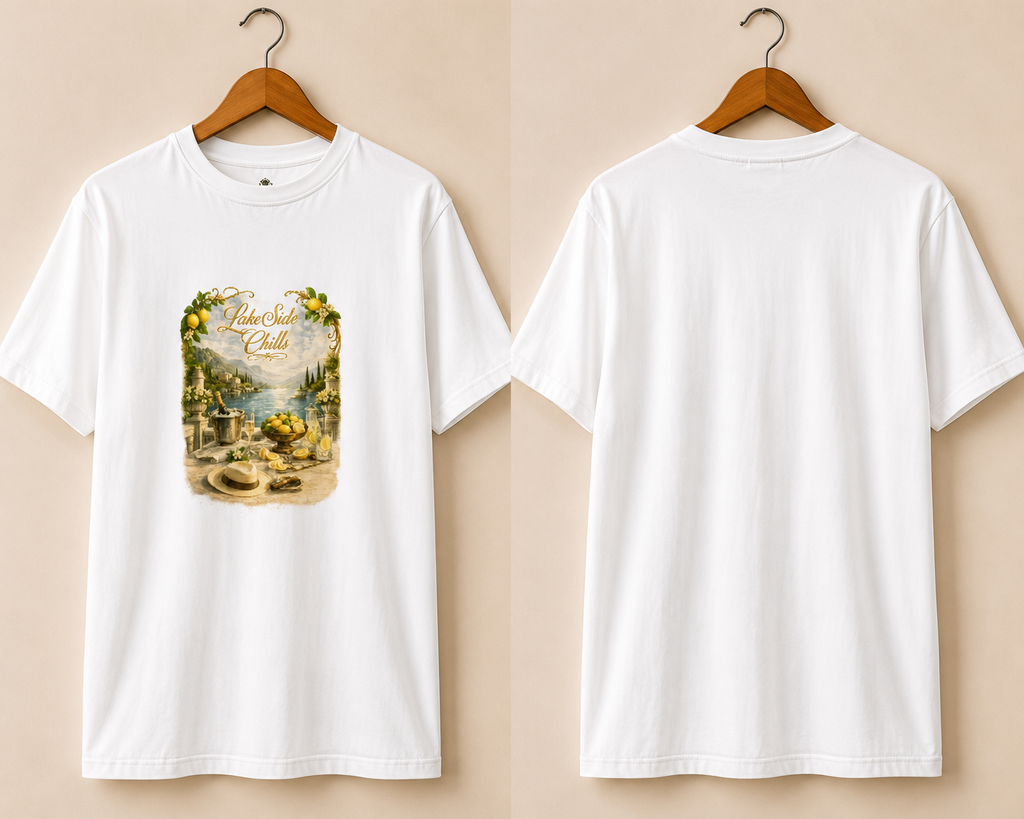 Valanor Arden – LakeSide Chills | Mediterranean Luxury Graphic T-Shirt