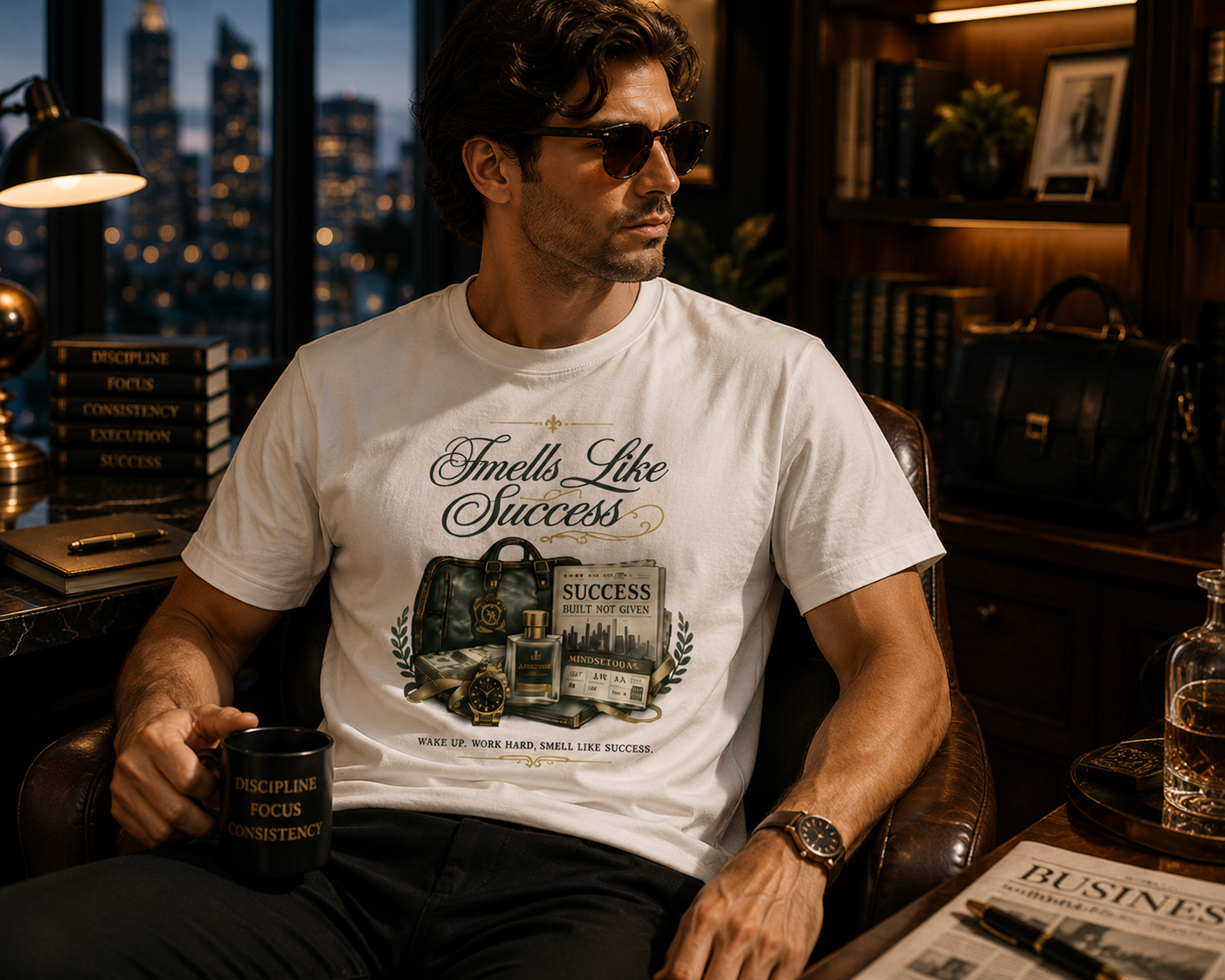 Valanor Arden – Smells Like Success | Luxury Success Mindset Graphic T-Shirt