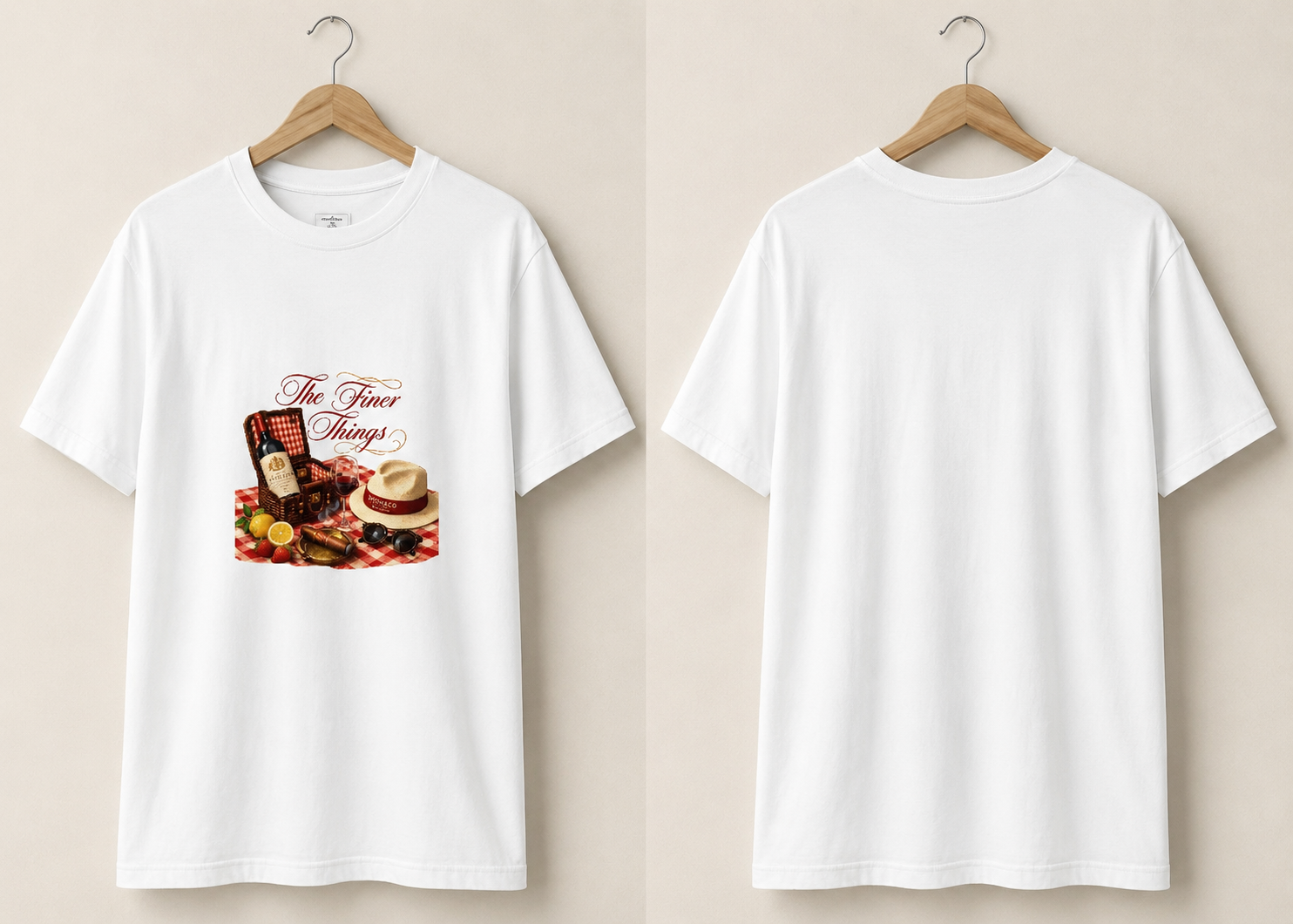 alanor Arden – The Finer Things | Old Money Picnic Graphic T-Shirt