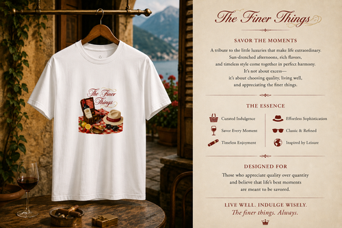 alanor Arden – The Finer Things | Old Money Picnic Graphic T-Shirt