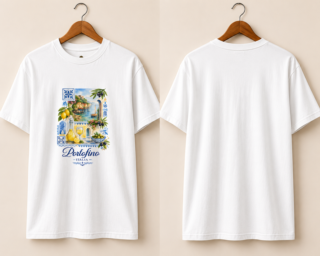Valanor Arden – Portofino Italia | Mediterranean Luxury Graphic T-Shirt