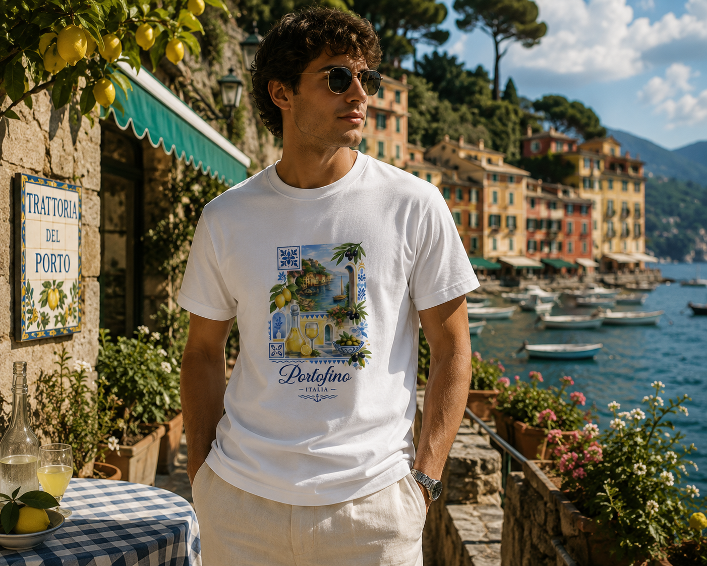 Valanor Arden – Portofino Italia | Mediterranean Luxury Graphic T-Shirt