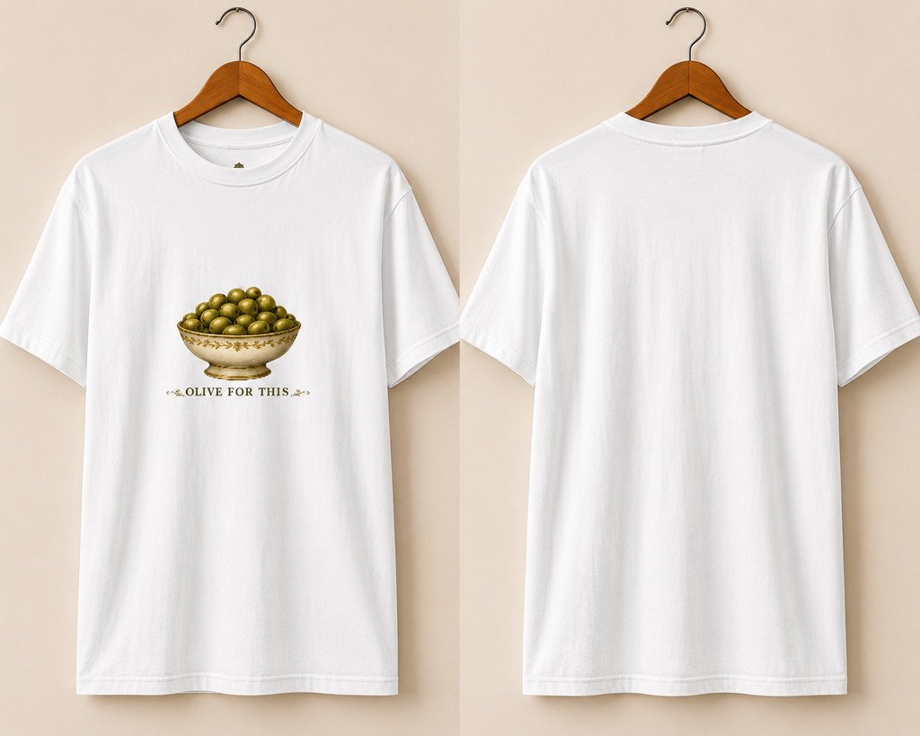 Valanor Arden – Olive For This | Mediterranean Lifestyle Graphic T-Shirt