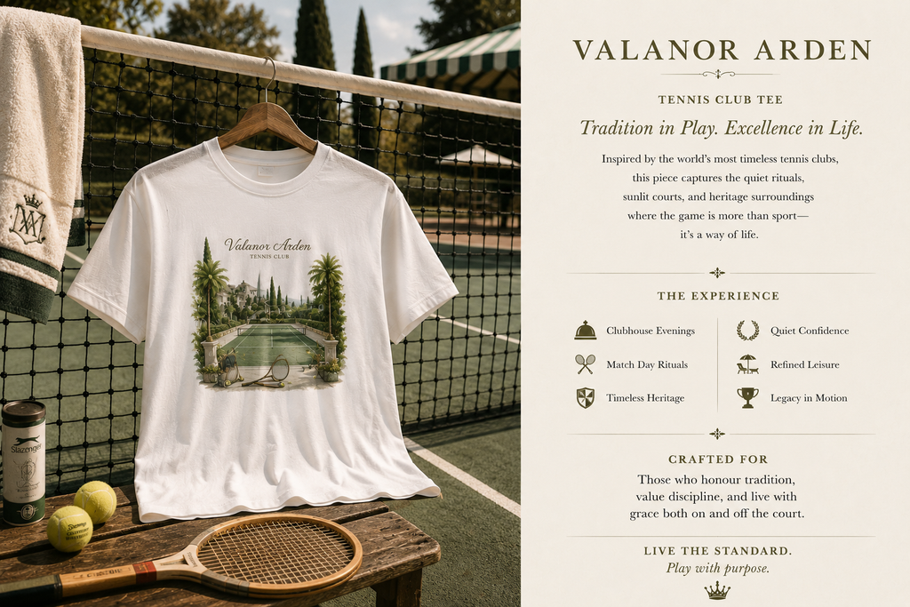 Valanor Arden Tennis Club Tee – Heritage Court Collection