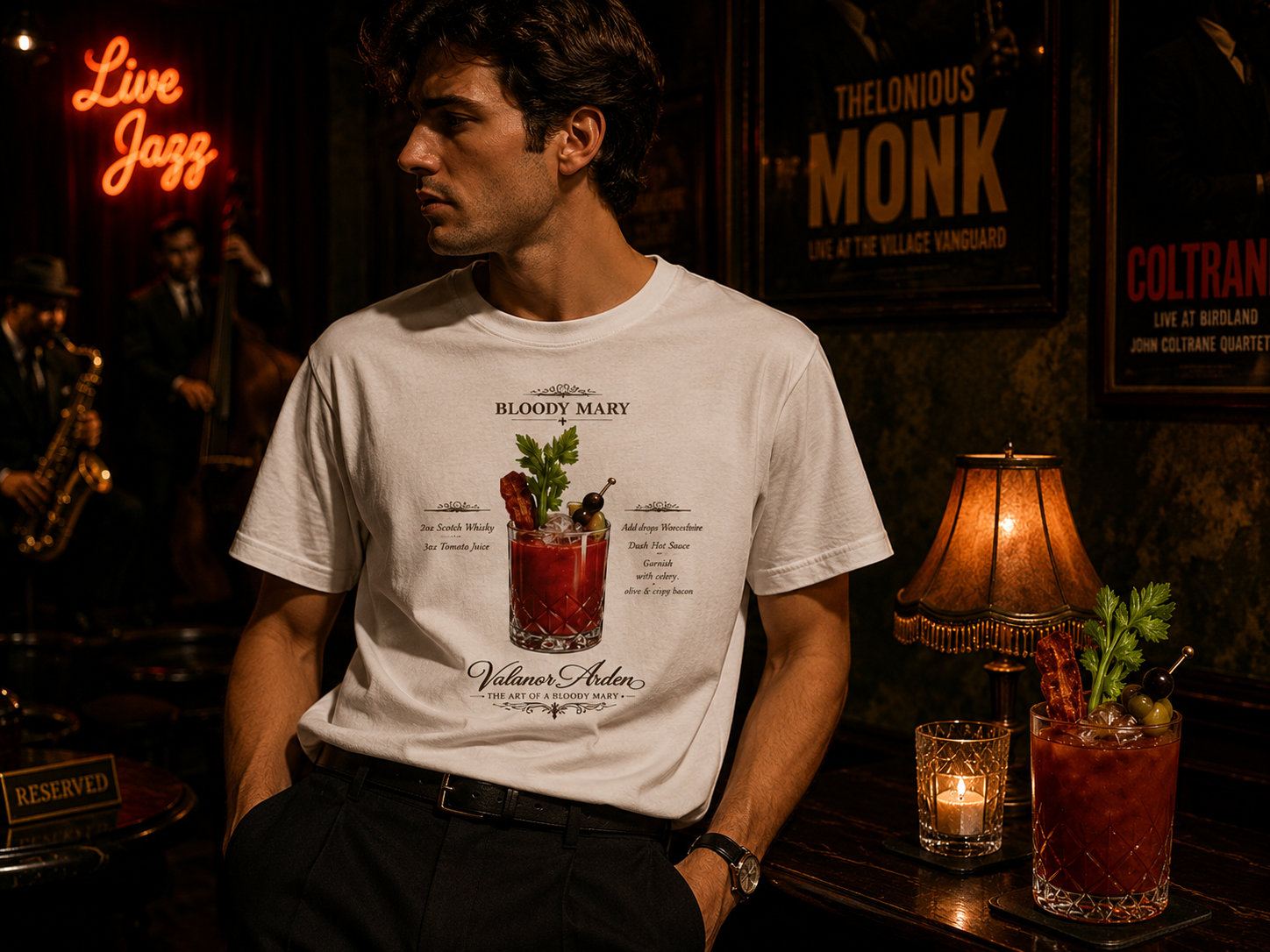 Valanor Arden – The Art of a Bloody Mary™ | Premium Cocktail Graphic T-Shirt
