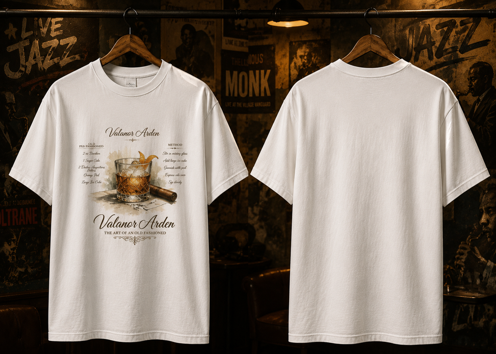 Valanor Arden – The Art of an Old Fashioned | Vintage Cocktail Graphic T-Shirt